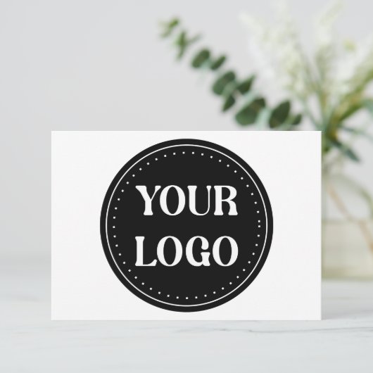 Aangepaste bruiloft, Elegant, Jubileum geschenken RSVP Kaartje (Staand voorkant)