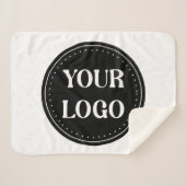 Aangepaste bruiloft, Elegant, Jubileum geschenken Sherpa Deken (Voorkant (horizontaal))