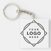 Aangepaste bruiloft, Elegant, Jubileum geschenken Sleutelhanger (voorkant)