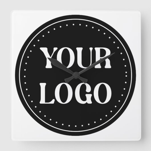 Aangepaste bruiloft, Elegant, Jubileum geschenken Vierkante Klok (Voorkant)