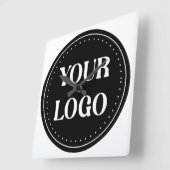 Aangepaste bruiloft, Elegant, Jubileum geschenken Vierkante Klok (Hoek)