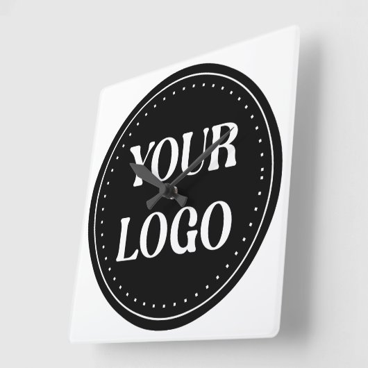 Aangepaste bruiloft, Elegant, Jubileum geschenken Vierkante Klok (Hoek)