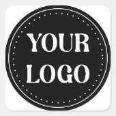 Aangepaste bruiloft, Elegant, Jubileum geschenken Vierkante Sticker (Voorkant)