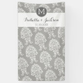 Aangepaste bruiloft foto-achtergrondvideo Groom Mo Spandoek (Verticaal)