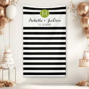 Aangepaste bruiloft foto-achtergrondvideo Groom Mo Spandoek