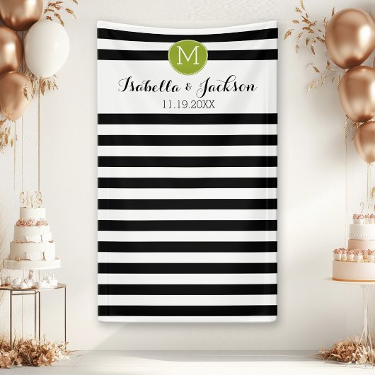 Aangepaste bruiloft foto-achtergrondvideo Groom Mo Spandoek