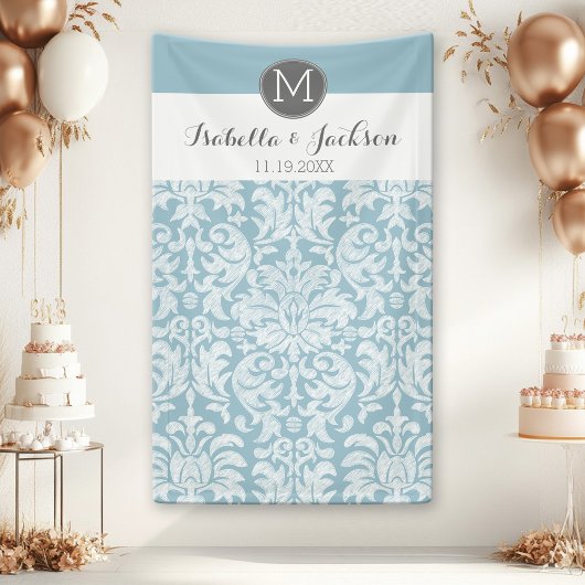 Aangepaste bruiloft foto-achtergrondvideo Groom Mo Spandoek