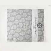 Aangepaste bruiloft foto-achtergrondvideo Groom Mo Wandkleed (Voorkant (horizontaal))