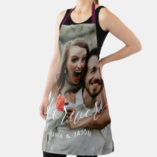 Aangepaste bruiloft foto Apron Schort (Insitu)