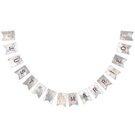 Aangepaste bruiloft foto Bunting vlaggen Vlaggetjes (Alle)