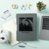 Aangepaste bruiloft foto contour Sticker (iPad Cover)