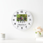 Aangepaste bruiloft foto Eenvoudige legante kallig Grote Klok (Huis)