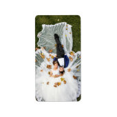 Aangepaste bruiloft foto etiket (Voorkant)