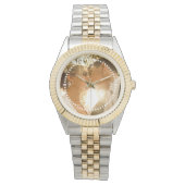 Aangepaste bruiloft foto Keepomwille Horloge (Voorkant)