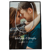 Aangepaste bruiloft foto medium cadeauzakje (Voorkant)