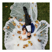 Aangepaste bruiloft foto perfect poster (Voorkant)