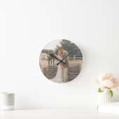 Aangepaste bruiloft foto ronde klok (Huis)