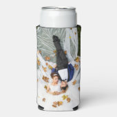 Aangepaste bruiloft foto seltzer blikjeskoeler (Seltzer Voorkant)