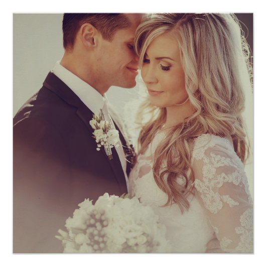 Aangepaste bruiloft foto Speciaal afdrukken (Voorkant)