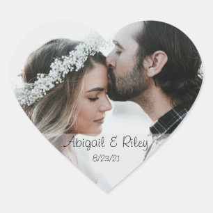 Aangepaste bruiloft foto Stickers