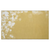 Aangepaste bruiloft foto's Mr & Mrs Gold Bokeh Stof (Fat Quarter)