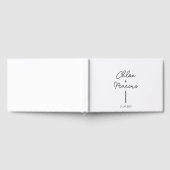 Aangepaste bruiloft gastenboek, luxe zandkleur, gastenboek (Volledig)