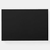 Aangepaste bruiloft gastenboek met Fancy script le (Achterkant)