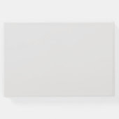 Aangepaste bruiloft gastenboek met foto van het pa (Achterkant)