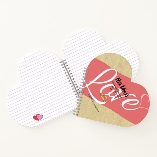 Aangepaste bruiloft gelofte boeken rustiek | HAAR (Binnen)