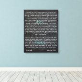 Aangepaste bruiloft geloften op Canvas Afdruk (Insitu (Houten vloer))