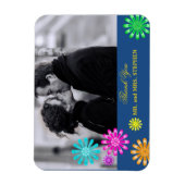 Aangepaste bruiloft gunst dank u foto magneten (Verticaal)