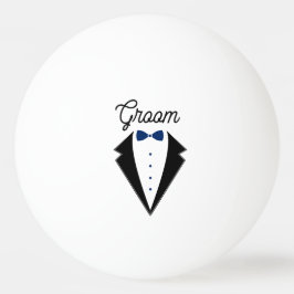 Aangepaste bruiloft gunst paar naam datum bruidego pingpongbal