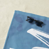 Aangepaste bruiloft hart strand handdoek (In situ)