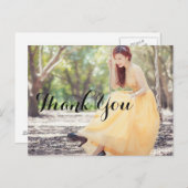 Aangepaste bruiloft Hartelijk dank Briefkaart (Voorkant / Achterkant)