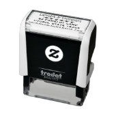 Aangepaste bruiloft harten | Retouradres 4 regels Zelfinktende Stempel (Product)