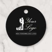 Aangepaste bruiloft idee gepersonaliseerde foto on bedankjes labels (Voorkant)