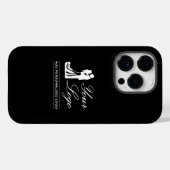 Aangepaste bruiloft idee gepersonaliseerde foto on Case-Mate iPhone case (Achterkant (horizontaal))