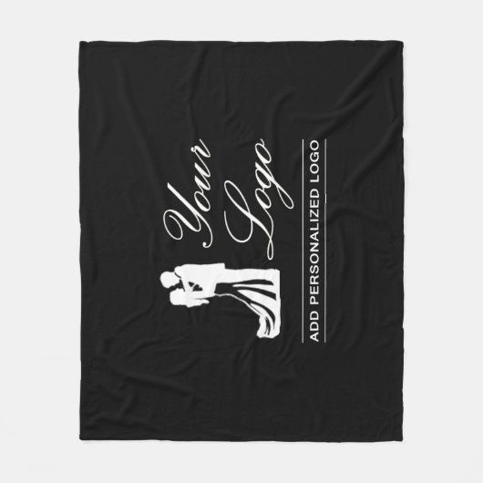 Aangepaste bruiloft idee gepersonaliseerde foto on fleece deken (Voorkant)