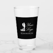 Aangepaste bruiloft idee gepersonaliseerde foto on glas (Voorkant)