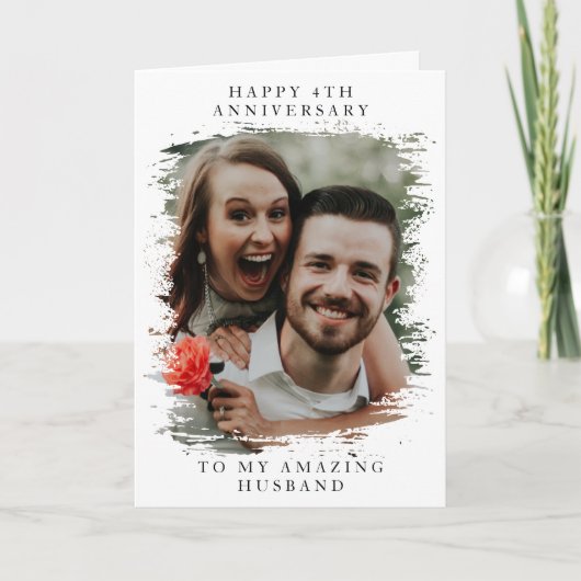 Aangepaste bruiloft Jubileum collage foto Kaart (Voorkant)