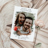 Aangepaste bruiloft Jubileum collage foto Kaart