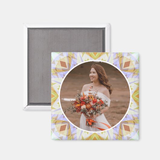 Aangepaste bruiloft Jubileum Herfst Herfst Brown F Magneet (Voorkant / Achterkant)