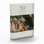 Aangepaste bruiloft jubileum moderne minimalist fotoblokken (Links)