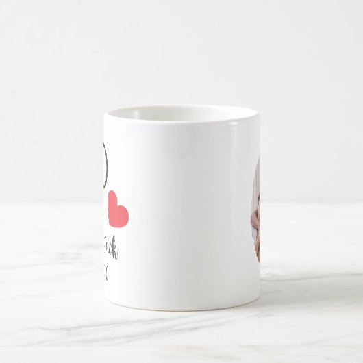 Aangepaste bruiloft Jubileum Mok – Aangepaste naam (Center)