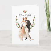 Aangepaste bruiloft Kaart (Voorkant)