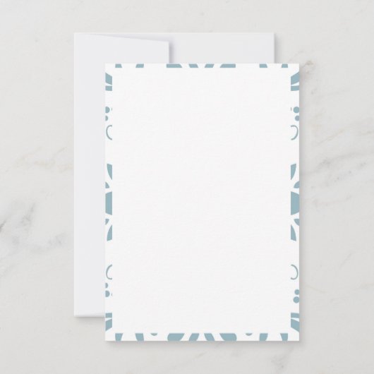 Aangepaste bruiloft kaart (Achterkant)