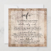 Aangepaste bruiloft-kaart kaart (Voorkant)