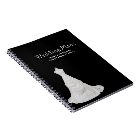 Aangepaste bruiloft-laptop notitieboek (Rechterzijde)