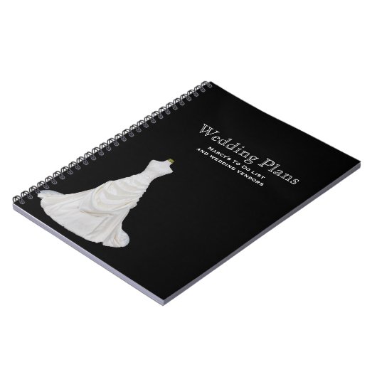 Aangepaste bruiloft-laptop notitieboek (Linkerzijde)