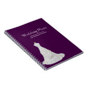 Aangepaste bruiloft-laptop notitieboek (Rechterzijde)